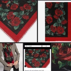 Floral Dolce and Gabbana scarf